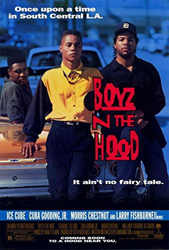 Boyz n the Hood Movie POSTER 27 x 40 Cuba Gooding Jr  Ice Cube  A  MADE IN THE U.S.A.