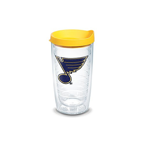 Tervis 1045189 NHL St. Louis Blues Logo Tumbler with Emblem and Yellow Lid 16oz, Clear Tervis 1045189 NHL St. Louis Blues Logo Tumbler with Emblem and Yellow Lid 16oz, Clear