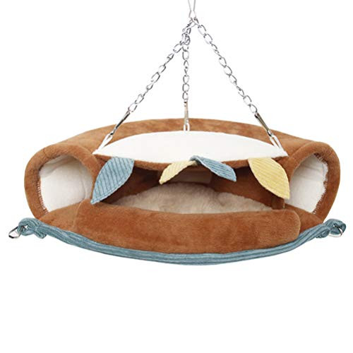 Balacoo Rat Hamster Bed Tunnel Winter Warm Fleece Small Pet Squirrel Hedgehog Chinchilla Rabbit Guinea Pig Bed House Cage Nest Hamster Accessories -Size S- Balacoo Rat Hamster Bed Tunnel Winter Warm Fleece Small Pet Squirrel Hedgehog Chinchilla Rabbit Guinea Pig Bed House Cage Nest Hamster Accessories -Size S-