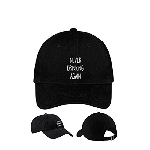 Embroidered Never Drinking Again Hat  Never Drinking Again Cap  Party Too Hard Hat  Party Too Hard Cap  Never Drinking Again Dad Hat  Cap  Hat Cap Daddy  CP77