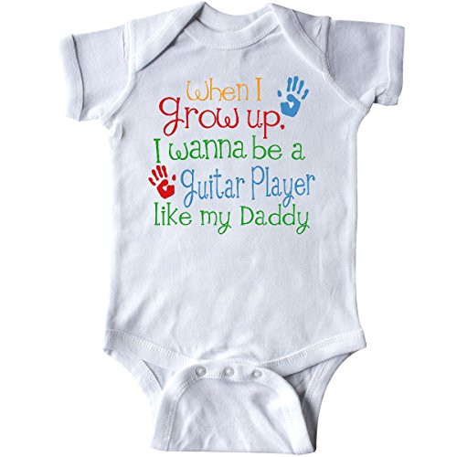 inktastic Guitar Player Like Daddy Infant Creeper 6 Months White 244e3 inktastic Guitar Player Like Daddy Infant Creeper 6 Months White 244e3