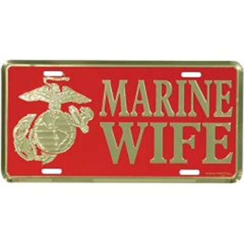 Mitchell Proffitt U.S. Marine Wife License Plate