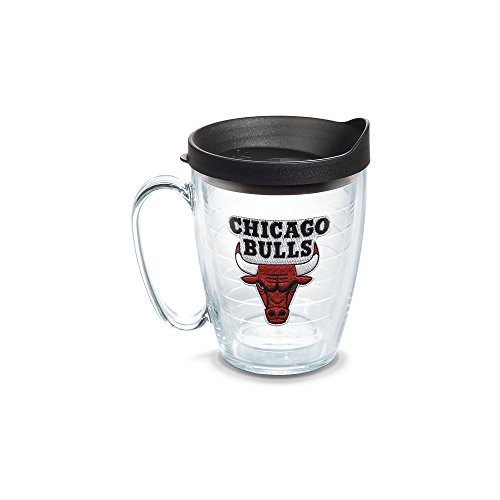 Tervis 1062438 NBA Chicago Bulls Primary Logo Tumbler with Emblem and Black Lid 16oz Mug, Clear Tervis 1062438 NBA Chicago Bulls Primary Logo Tumbler with Emblem and Black Lid 16oz Mug, Clear