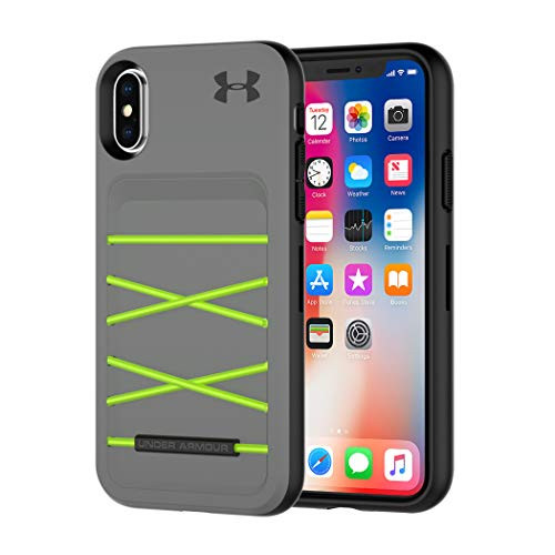 Under Armour UA Protect Arsenal Case for iPhone Xs  and  iPhone X - Graphite Quirky Lime Black