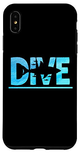 iPhone XS Max Diver Down Dive Scuba Diving Shark Hobby Case