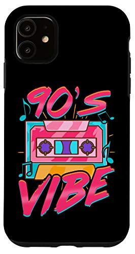 iPhone 11 Nineties Cassette Tape 90_s Vibe Vaporwave Case