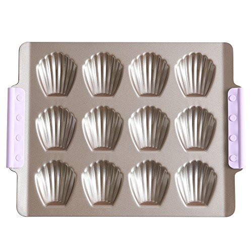 Bakerdream 12-Cup Nonstick Madeleine Pan Baking Shell Mould Madeleine Cake Pan Bakerdream 12-Cup Nonstick Madeleine Pan Baking Shell Mould Madeleine Cake Pan