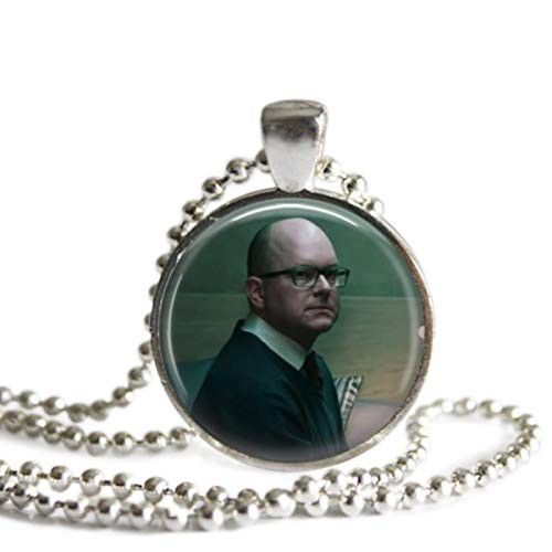 What We Do In The Shadows Colin Robinson 1 Inch Silver Plated Pendant Necklace or Keychain