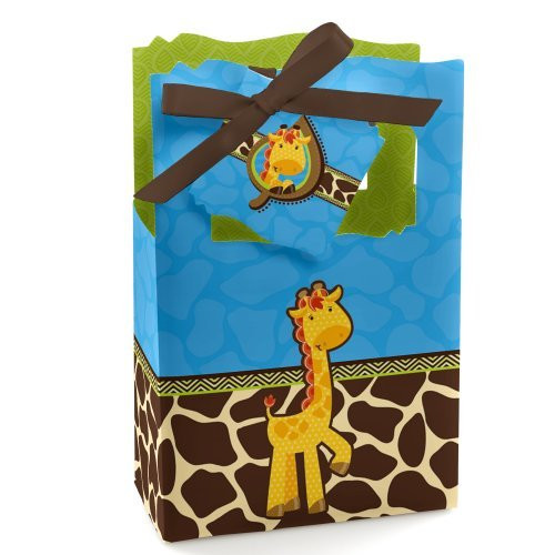 Big Dot of Happiness Giraffe Boy - Baby Shower or Birthday Party Favor Boxes - Set of 12 Big Dot of Happiness Giraffe Boy - Baby Shower or Birthday Party Favor Boxes - Set of 12