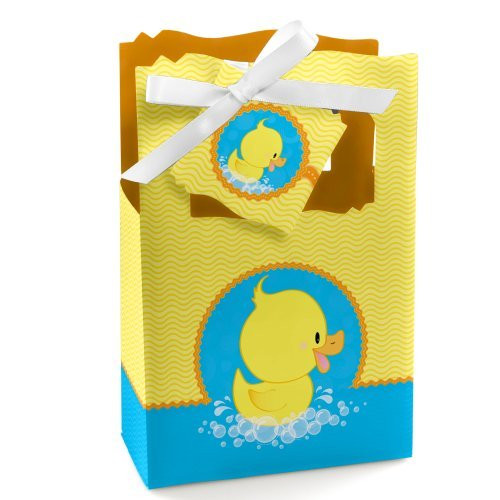 Big Dot of Happiness Ducky Duck - Baby Shower or Birthday Party Favor Boxes - Set of 12 Big Dot of Happiness Ducky Duck - Baby Shower or Birthday Party Favor Boxes - Set of 12