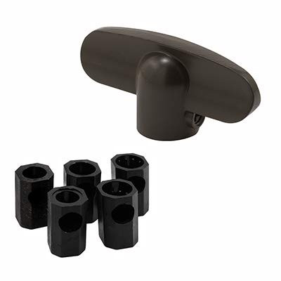 CRL Star Brown Universal T-Crank Window Handles