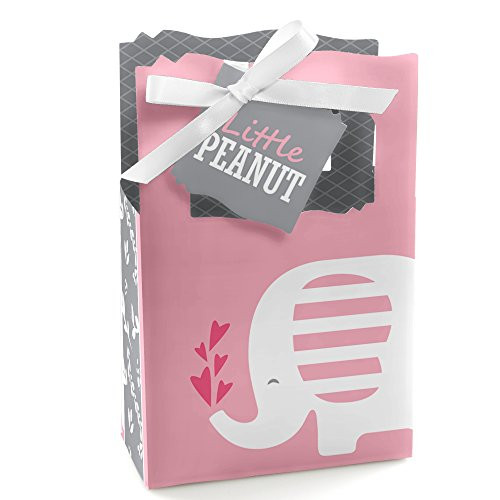 Big Dot of Happiness Pink Elephant - Girl Baby Shower or Birthday Party Favor Boxes - Set of 12 Big Dot of Happiness Pink Elephant - Girl Baby Shower or Birthday Party Favor Boxes - Set of 12