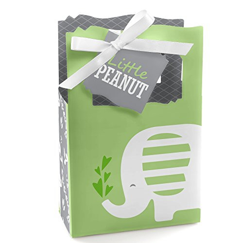 Big Dot of Happiness Green Elephant - Baby Shower or Birthday Party Favor Boxes - Set of 12 Big Dot of Happiness Green Elephant - Baby Shower or Birthday Party Favor Boxes - Set of 12