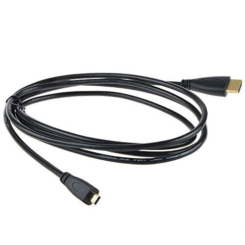 SLLEA -6FT- Micro HDMI 1080P A V HD TV Video Cable for Asus Tablet MeMO Pad Smart 10 ME301 T Pad FHD 10 ME302 C ME302KL T100TAF B12 T00TAF T100ta b1 T100ta c1 h1 c2 h2