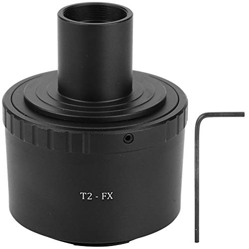 Microscope Adapter Ring T2-FX Metal Adapter Ring for 23.2mm T Mount Microscope to for Fuji FX Mount Camera