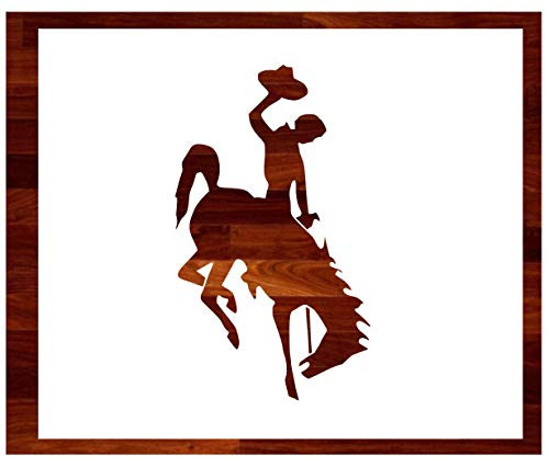 Wyoming Cowboys ~Stencil ~ Multiple Sizes ~ Custom Stencil