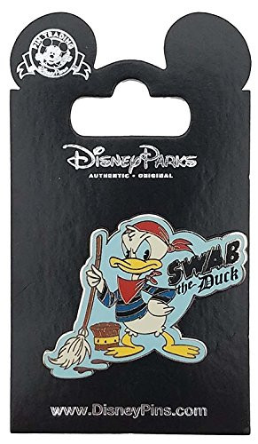 Disney Parks Pirate Donald Duck Swab the Duck Pin New Cartoon Shorts
