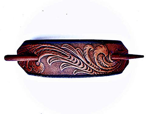 1 LARGE LEATHER HAIR BARRETTE WITH STICK PONYTAIL BARRETTE PONYTAIL HOLDER HAIR CLIP HAIR ACCESSORIES PONYTAIL CLIPS 1 LARGE LEATHER HAIR BARRETTE WITH STICK PONYTAIL BARRETTE PONYTAIL HOLDER HAIR CLIP HAIR ACCESSORIES PONYTAIL CLIPS