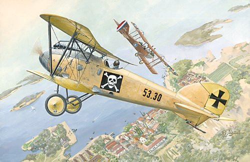 Roden Albatros D.III Oeflag S.53 German Sesquiplane Fighter Airplane Model Kit