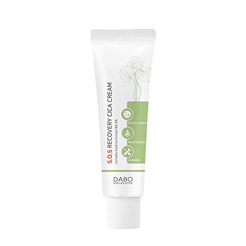 DABO S.O.S Recovery CICA Cream 50ml Centella Asiatica Extract 65.3 Percent DABO S.O.S Recovery CICA Cream 50ml Centella Asiatica Extract 65.3 Percent