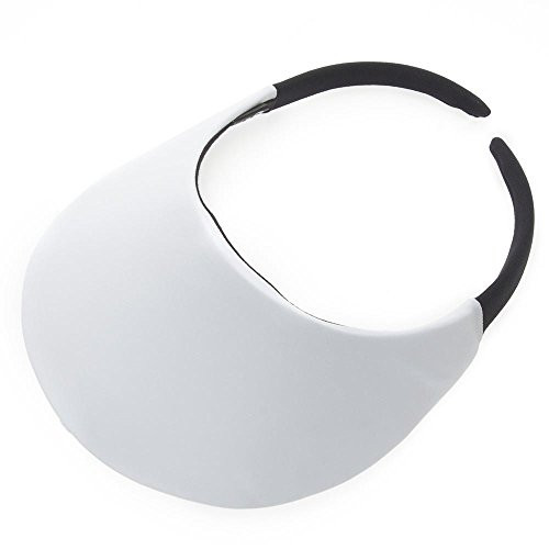 No Headache Midsize Sport Sun Visor -White-