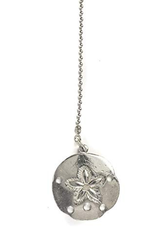 Handmade Sand Dollar Beach Theme Ceiling Fan Light Pull Lighting Decor