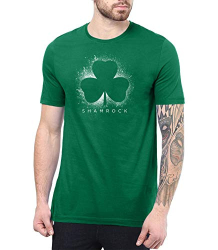 St Patrick_s Day Shirt Men - Funny Green Irish Shamrock Saint Pattys T-Shirts - Shamrock  XL