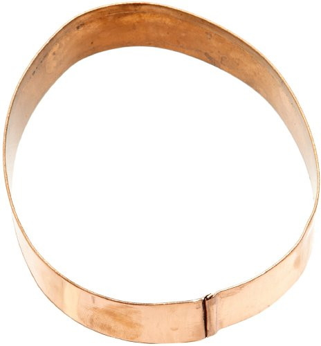 Old River Road Egg Shape Cookie Cutter, Copper