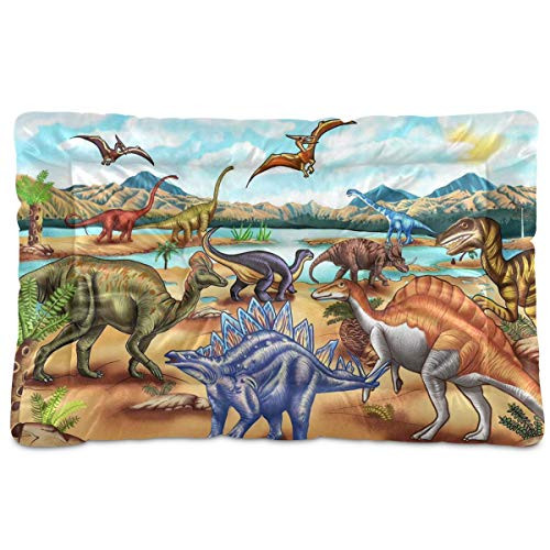 N-A Dog Beds Cartoon Design for Small Dogs Cats Pet Bed Pad for Crate 18 x 24 Machine Wash