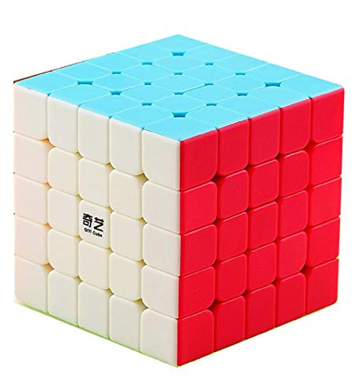 LiangCuber Qiyi 5x5 Speed Cube Stixkerless Qiyi Qizheng S 5x5x5 62mm Magic Cube Puzzle