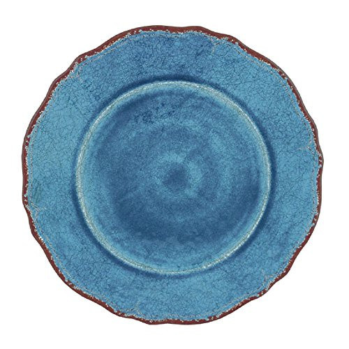 Le Cadeaux Antiqua Dinner Plate, 11", Blue Le Cadeaux Antiqua Dinner Plate, 11", Blue