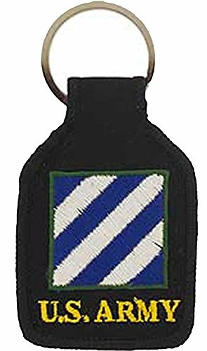 U.S. ARMY 3RD INFANTRY DIVISION KEY CHAIN - Multi-Colored - Veteran Owned Business