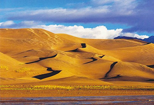 USNATPKS16 - GREAT SAND DUNES NATIONAL PARK AND PRESERVE  COLORADO - A U.S. NATIONAL PARK POSTCARD .. from Hibiscus Express USNATPKS16 - GREAT SAND DUNES NATIONAL PARK AND PRESERVE  COLORADO - A U.S. NATIONAL PARK POSTCARD .. from Hibiscus Express