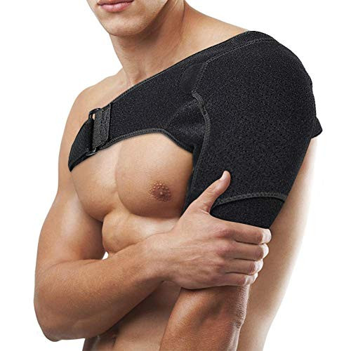 Shoulder Brace Supprot for Compression Sleeve with Pressure Pad  Protect and Pain Relief for Shoulder Joint Dislocated Bursitis Torn Rotator Cuff Ac joint Sprain Tendinitis Labrum Tear L XL