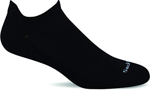 Sockwell Men_s Flash Micro Moderate Compression Sock  Black Solid - L XL