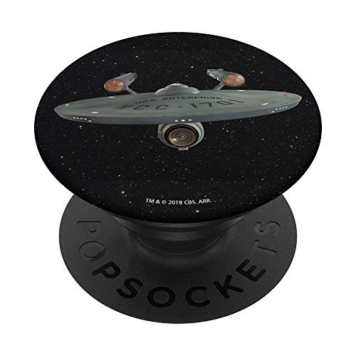 Star Trek U.S.S. Enterprise In Space Portrait PopSockets PopGrip  Swappable Grip for Phones  and  Tablets