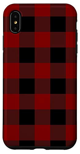 iPhone XS Max Buffalo Plaid Check Tartan Pattern Lumberjack Flannel Case