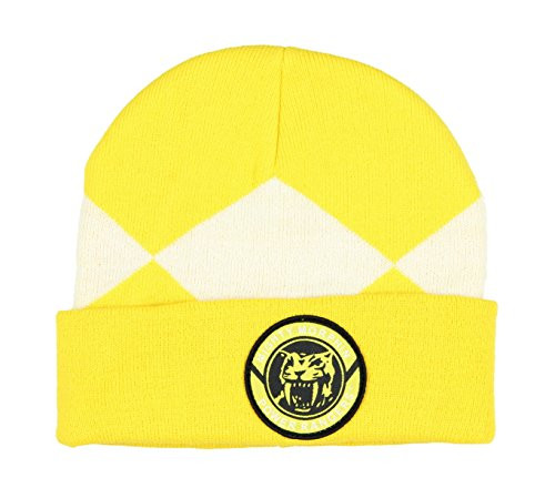 Power Rangers Costume Beanie Hat -Yellow Ranger-  One Size
