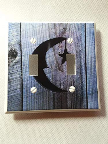 Double Toggle -2-toggle- Light Switch Plate Cover - Outhouses - Outhouse Door