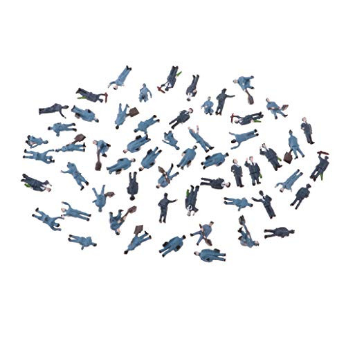 1 150 Scale Multicolor Worker Action Figures N Train Roadway Scene Building Props Accs