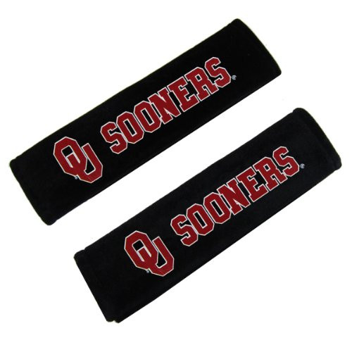 Fremont Die Oklahoma Sooners Velour Seat Belt Pads