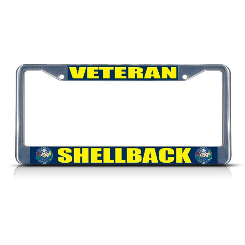 Fastasticdeals U.S. Navy Shellback Military License Plate Frame Tag Holder Cover Fastasticdeals U.S. Navy Shellback Military License Plate Frame Tag Holder Cover