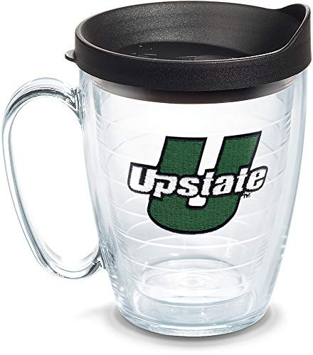 Tervis USC Upstate Spartans Logo Tumbler with Emblem and Black Lid 16oz Mug  Clear