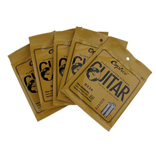 N A 6 String Classical Guitar Strings E-B-G-D-A-E for Music Lover Gift  5 Sets - 2  as described