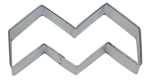 CybrTrayd RM-0852-12LOT R&M Chevron 4" Cookie Cutter (Set of 12), Metallic