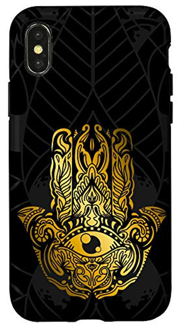 iPhone X XS Occult Hamsa Hand Evil Eye Fatima Moon Witchcraft Gift Phone Case iPhone X XS Occult Hamsa Hand Evil Eye Fatima Moon Witchcraft Gift Phone Case