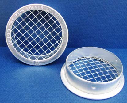 2.5inch  Round Open Screen Vent w 1 4inch  mesh - Mill - Package of 4