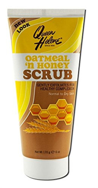 QUEEN HELENE Gentle Natural Facial Scrub Oatmeal _n Honey 6 oz -Pack of 3- QUEEN HELENE Gentle Natural Facial Scrub Oatmeal _n Honey 6 oz -Pack of 3-