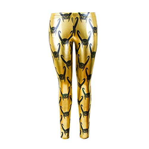 Marvel Loki Helmet Repeat Leggings - M