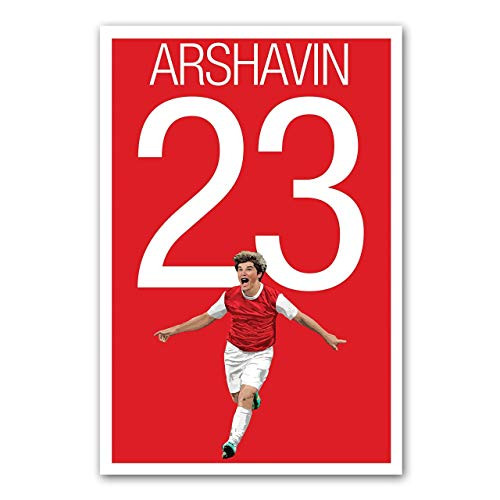 Andrey Arshavin Poster - Arsenal Soccer Print - Soccer Art - Unframed Football Print - Soccer Decoration - Arshavin Soccer Poster - Graphics 17 - Arshavin Football Art